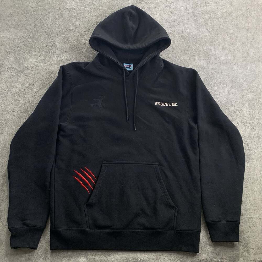 Bruce Lee Hoodie Mens XL Black Legend Sweatshirt Martial Arts Shoe Palace